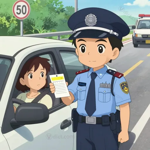 speeding ticket
