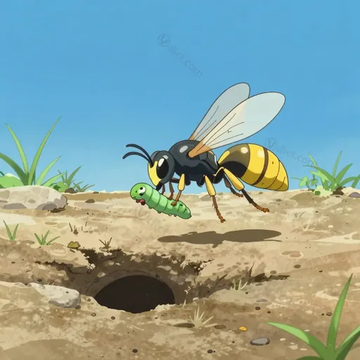 sphecoid wasp