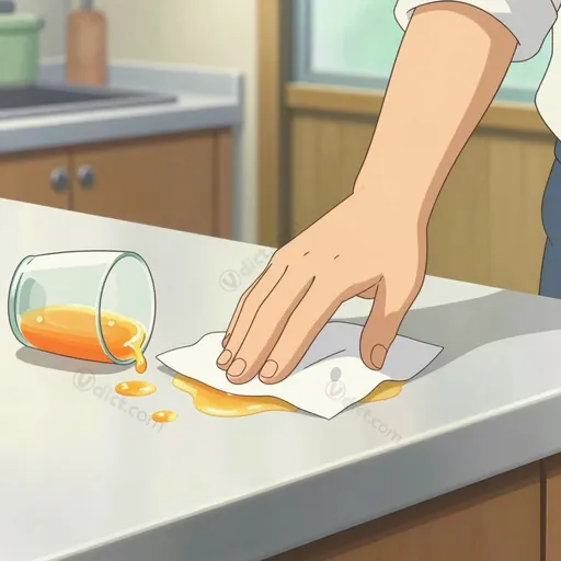 sponge up