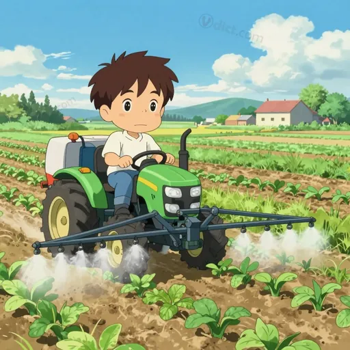 spraying