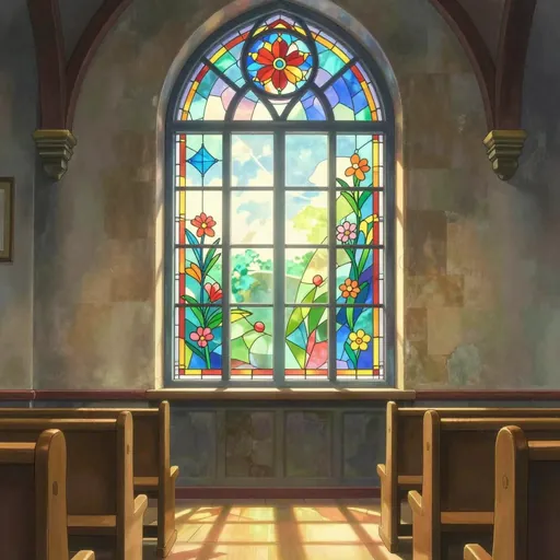 stained-glass window