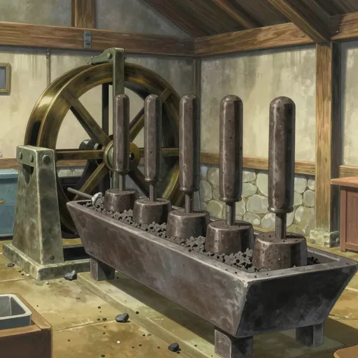 stamp battery