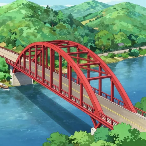 steel arch bridge