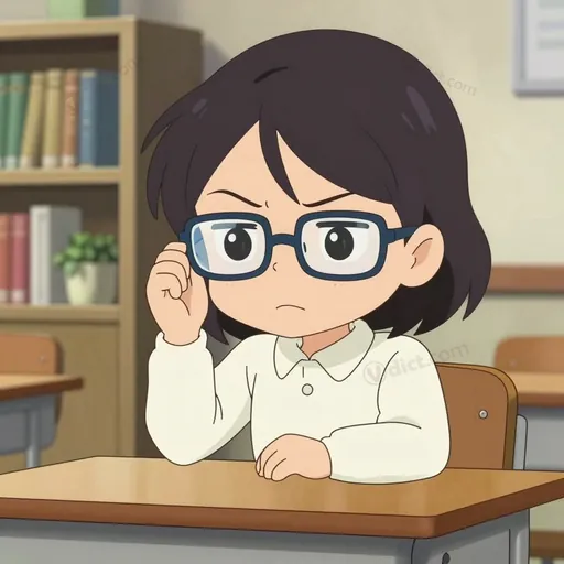sternly
