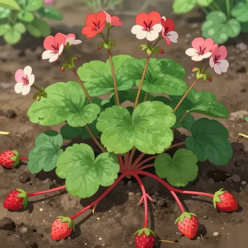 strawberry geranium