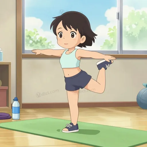 stretching