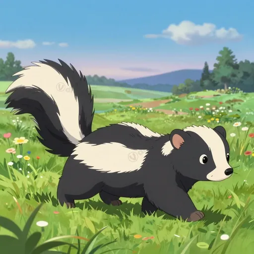 striped skunk