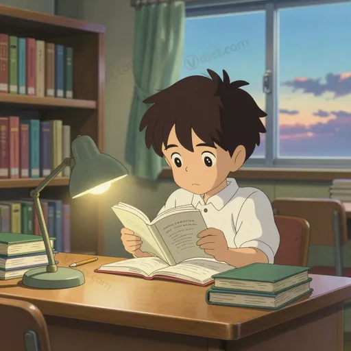 studying