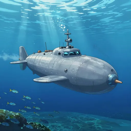 submersible warship