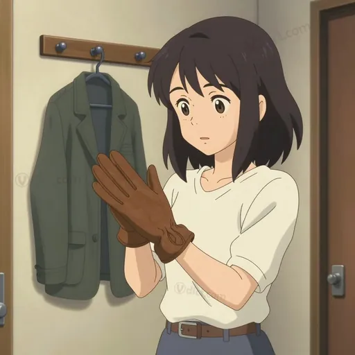 suede glove