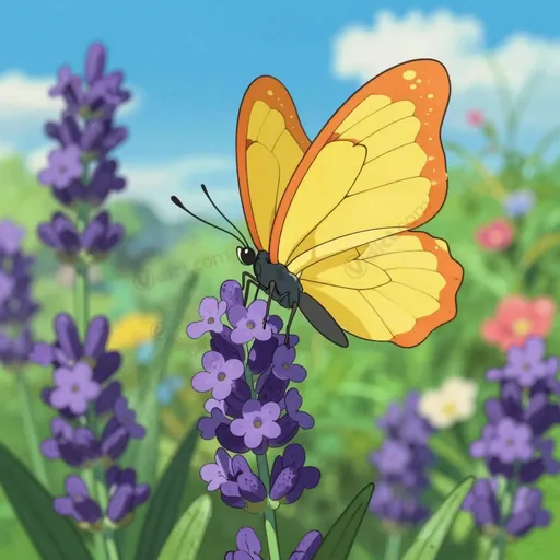 sulfur butterfly