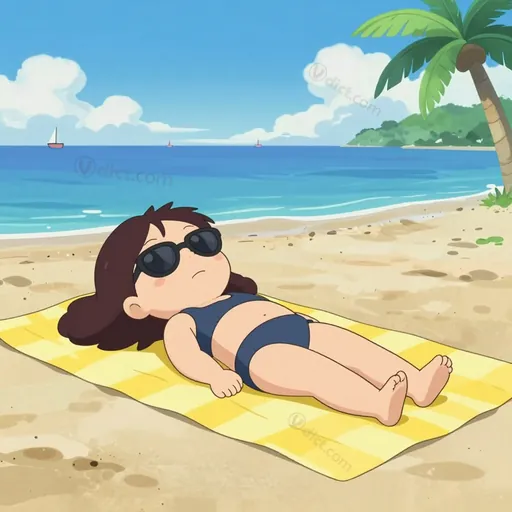 sun-bathe