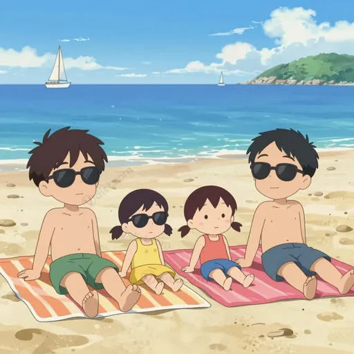 sun bathing