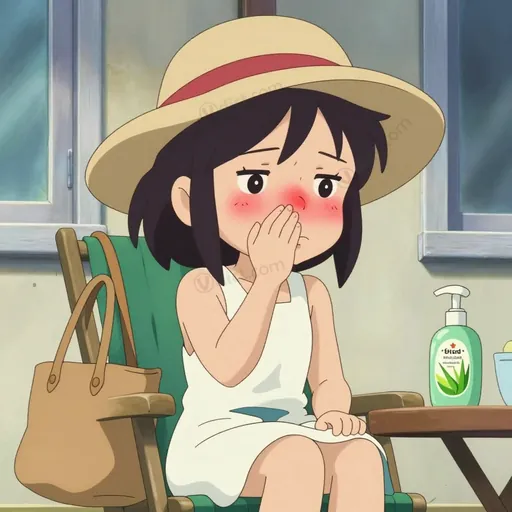 sunburned