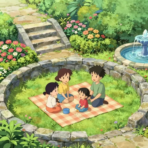 sunken garden