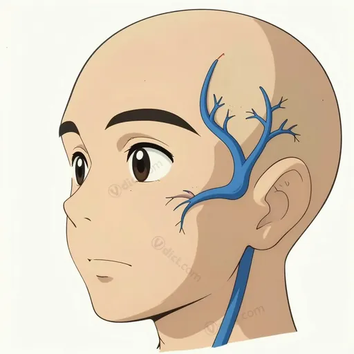 supraorbital vein
