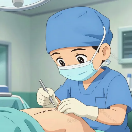 surgical seam