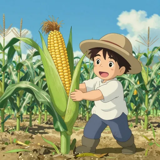 sweet corn plant