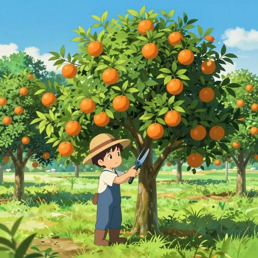 sweet orange tree