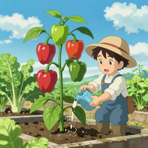 sweet pepper plant