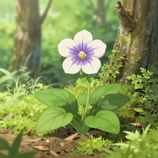 sweet white violet