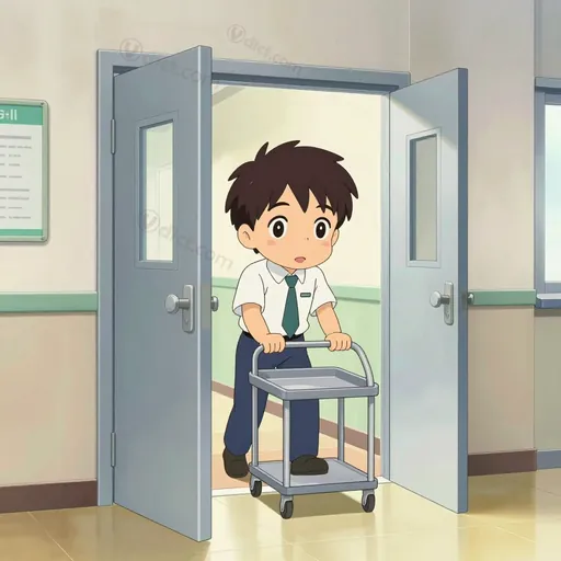 swinging door