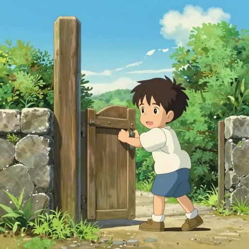 swinging post