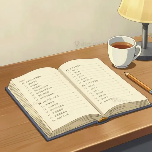 table of contents