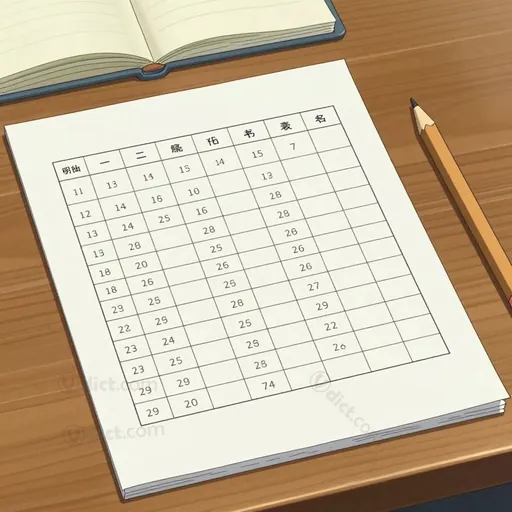 tabular matter