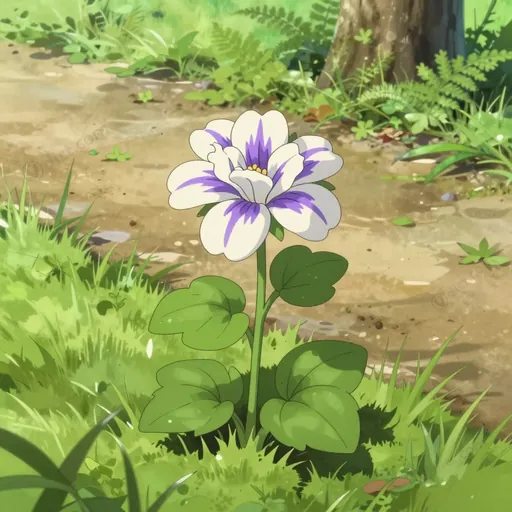 tall white violet
