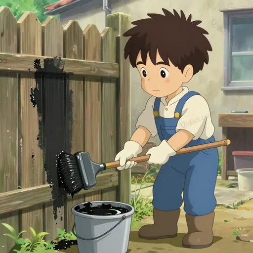 tar-brush