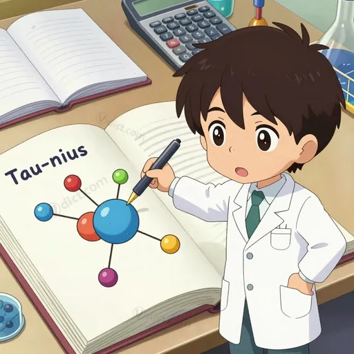 tau-minus particle