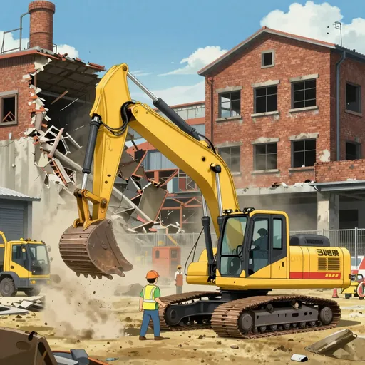 tearing down