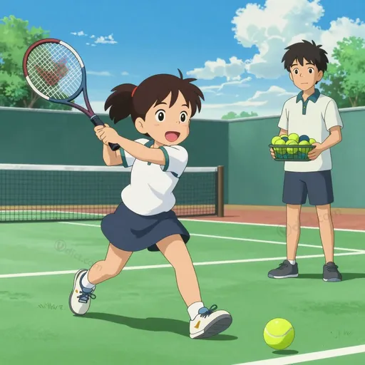 tennis lesson