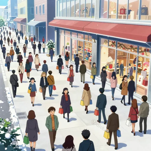 thronged