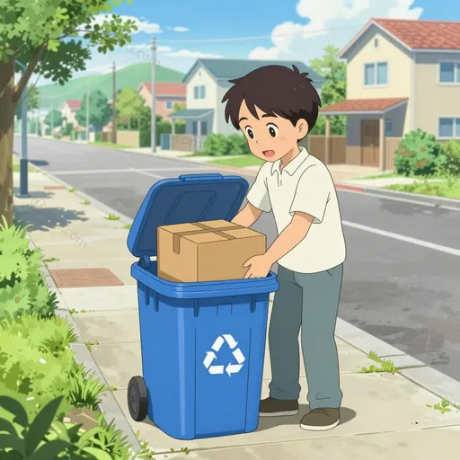 throwing away