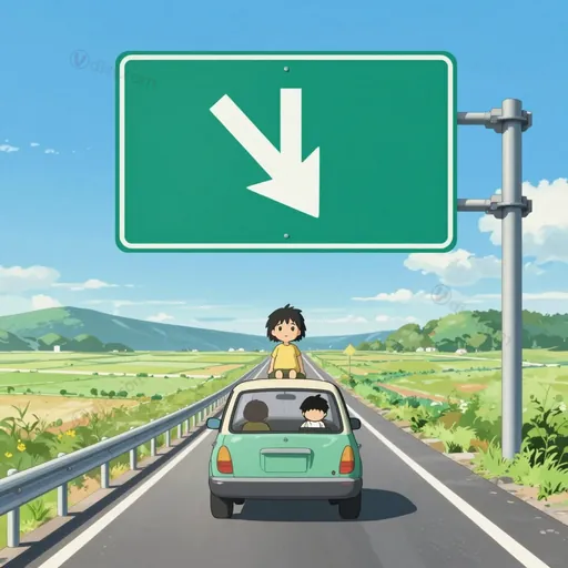 to the south