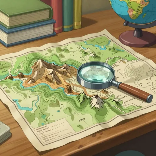 topographically