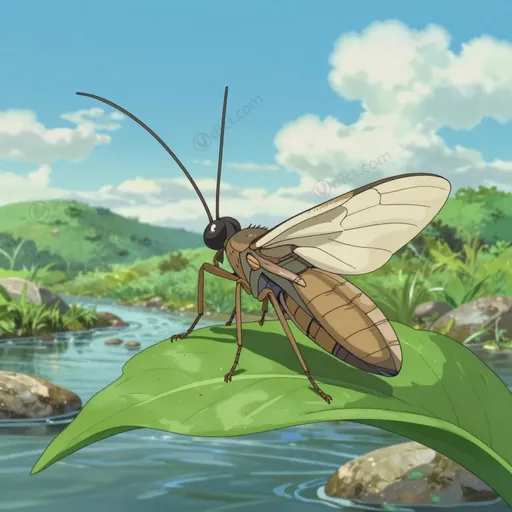 trichopterous insect