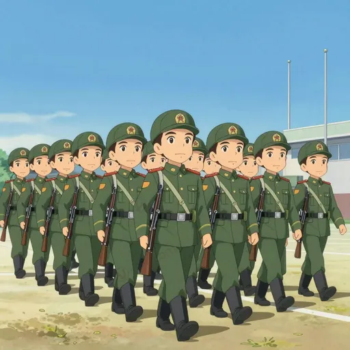 troops
