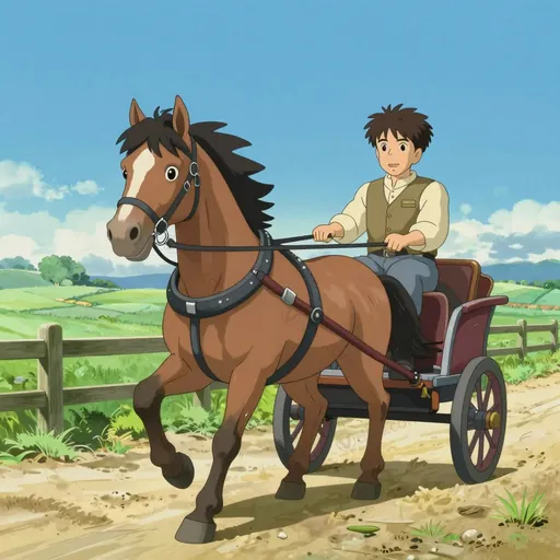 trotting horse