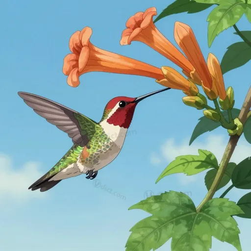 trumpet flower