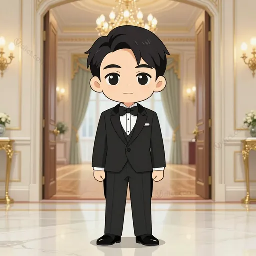 tuxedoed