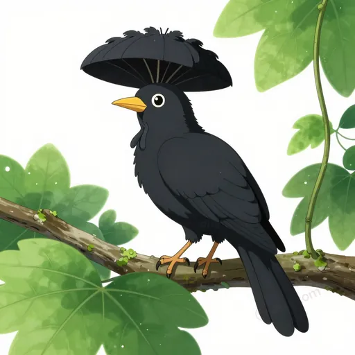 umbrella bird
