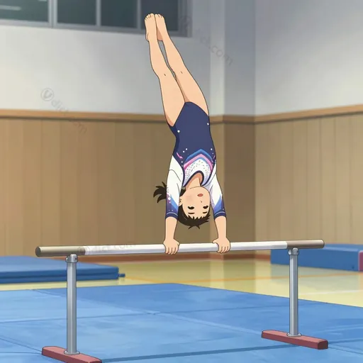 uneven bars