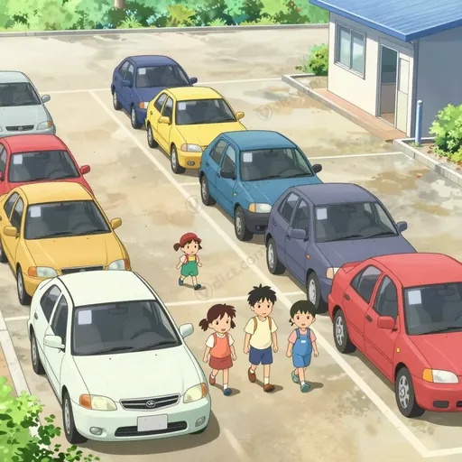 used-car lot