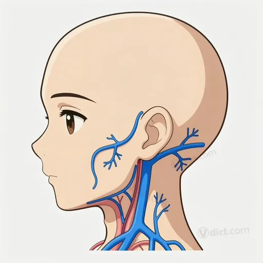vena facialis anterior