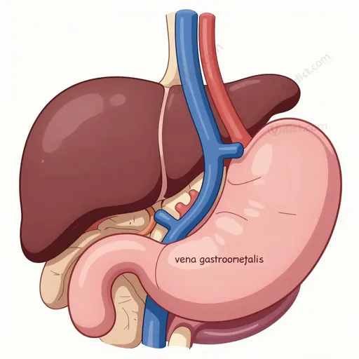 vena gastroomentalis