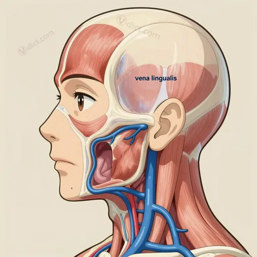vena lingualis