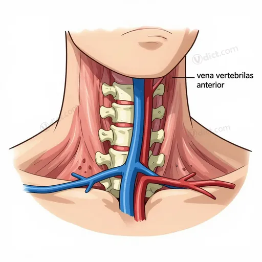 vena vertebralis anterior